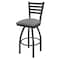 Holland Bar Stool Co 36" Swivel Bar Stool, Pewter Finish, Canter Grey Seat 41036PW007 - alternate 1